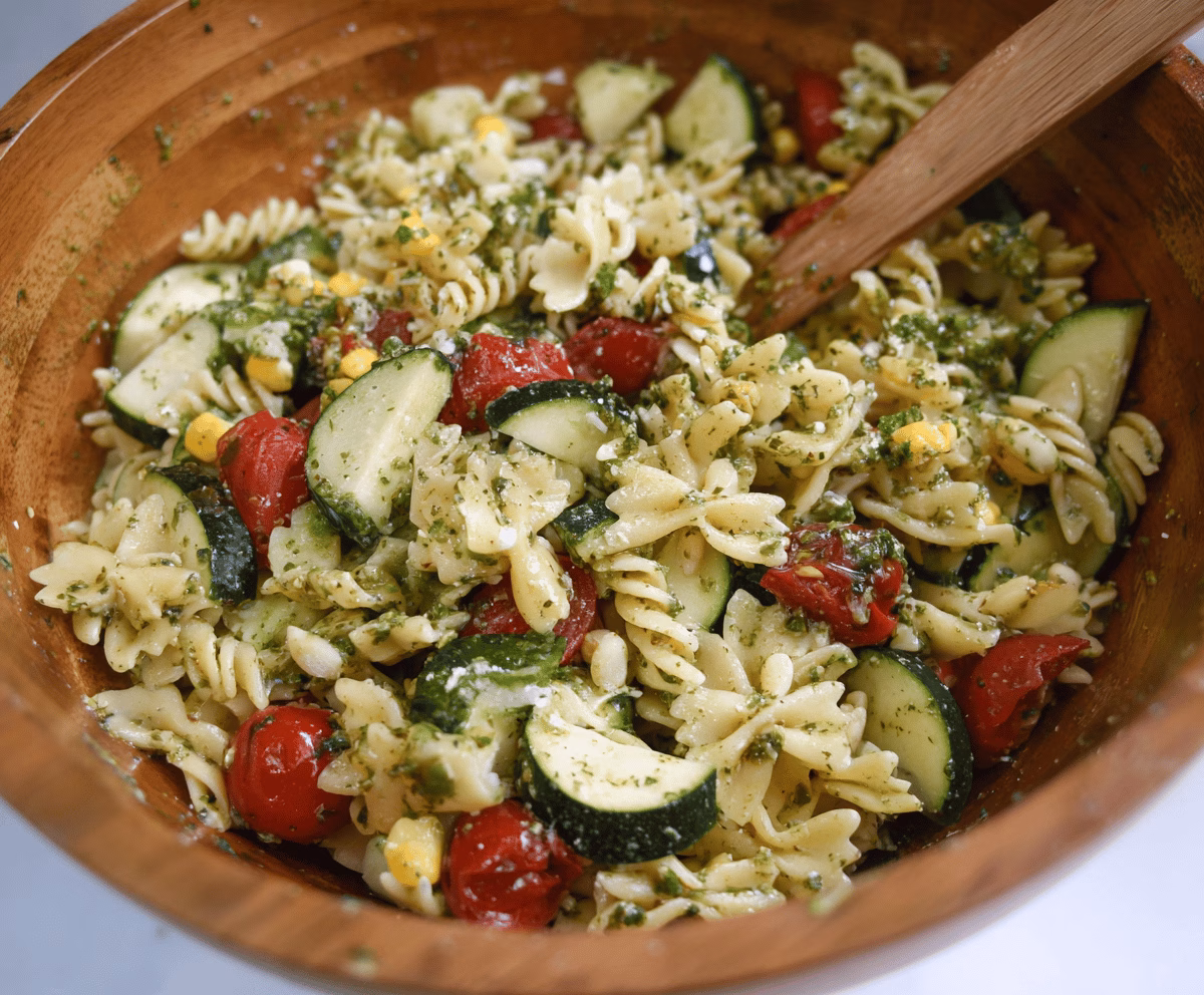 Easy Pesto Pasta Salad Recipe for Summer