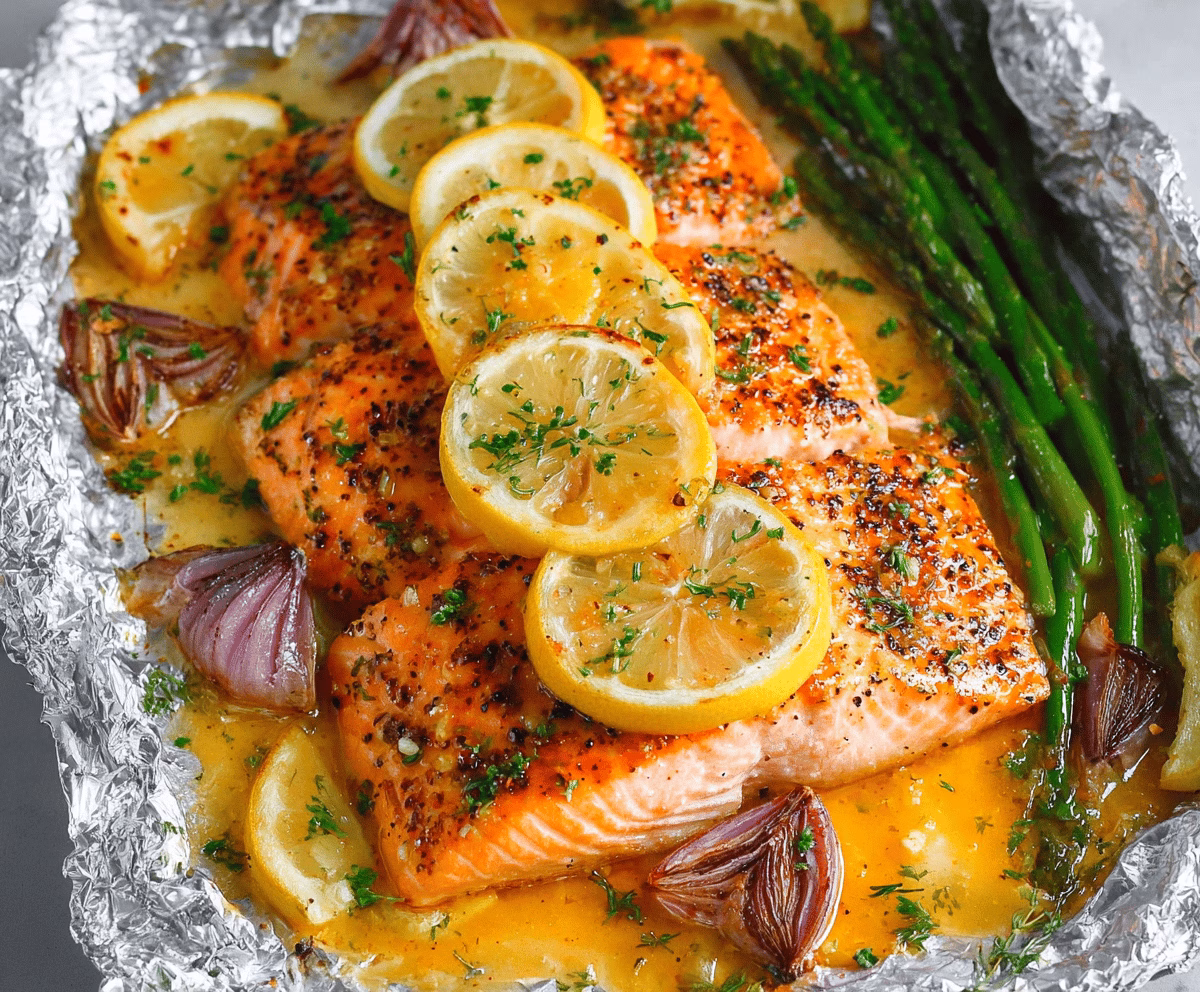 Easy Sheet Pan Honey Lemon Salmon Recipe